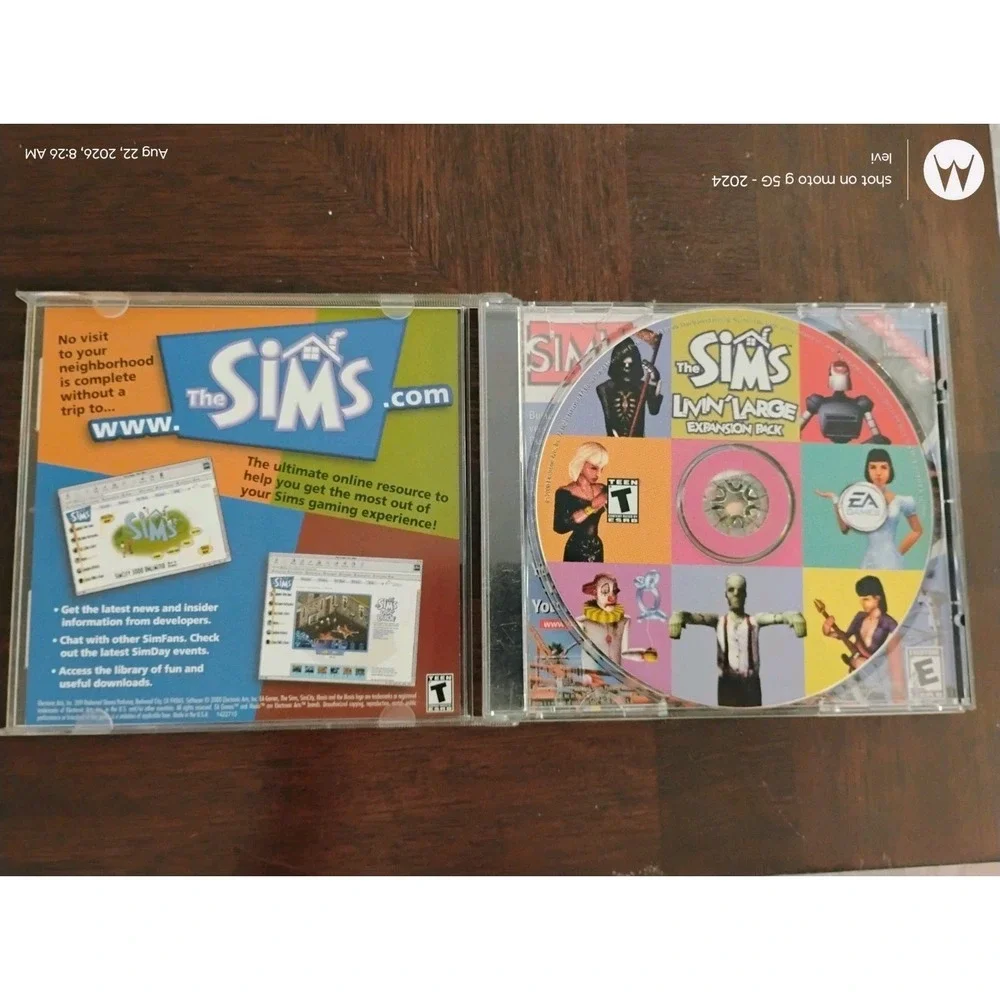 EA Games The Sims Livin Large Expansion Pack PC Simulation T-Teen Maxis Retro